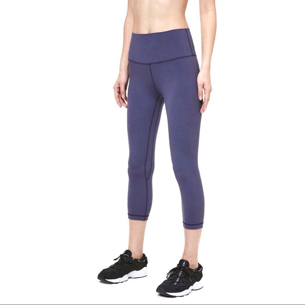 Lululemon Align Crop 21” Gatsby Blue - Picture 1 of 8